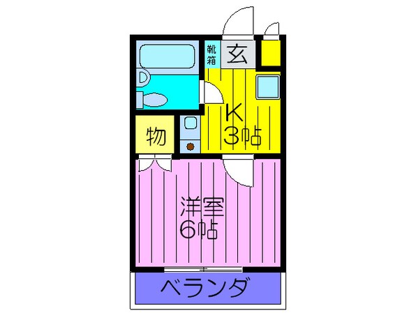 フレール　ナカノの物件間取画像